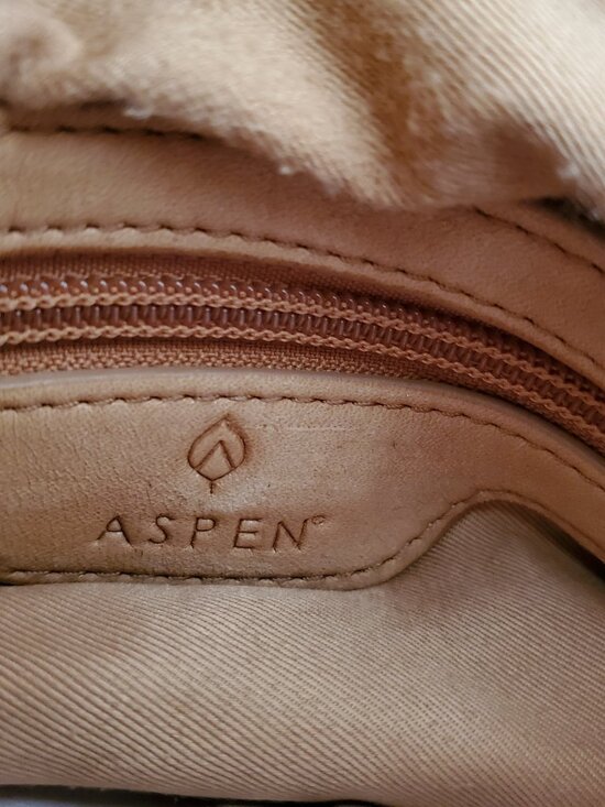 Aspen backpack messenger bag purse tan brown beige unisex travel carryon cowgirl main image 5